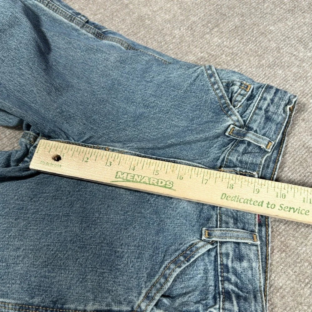 Vintage‎ Faded Glory Carpenter Jeans Youth Size 6 Relaxed Blue Denim Baggy Y2K